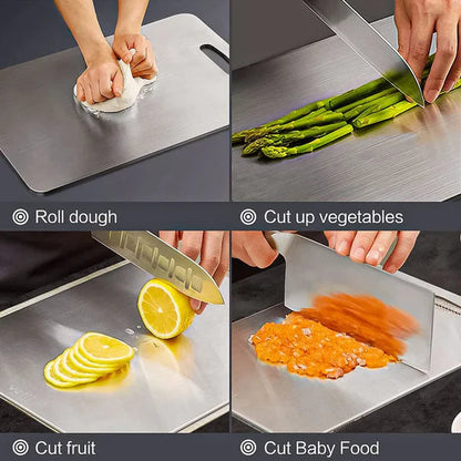 Premium Stainless Steel Kitchen Chopping Board